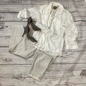 1455. Express City Shirt in White Size XL EUC